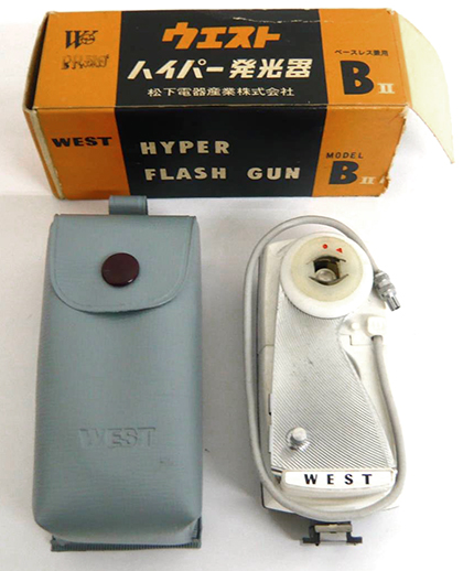 S06/1902” NICCA FLASH UNIT◆ニッカ カメラ ウエスト シャッター など 部品 パーツ 元箱